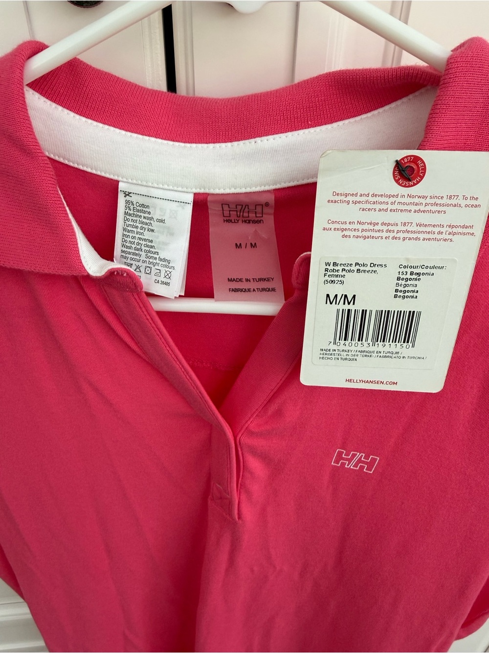 Helly Hansen Women's Begonia Pink Polo Shirt
